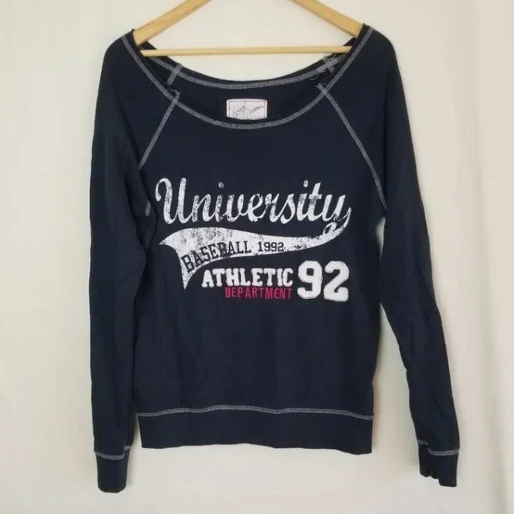Reflex boat neck long sleeves women's sweater size Large (125)